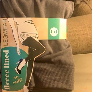 Fleece leggings gray